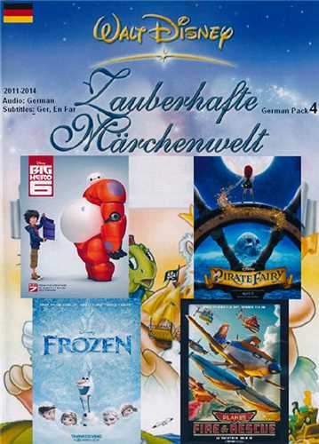 پک کارتون زبان آلمانی Walt Disney German Pack 4 Sub:Ger,En,Far