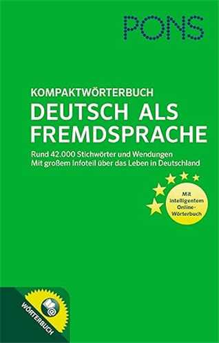 PONS Kompaktworterbuch Deutsch Als Fremdsprache پونز کامپکت ورتربوخ دویچ الس فغنچپغخه